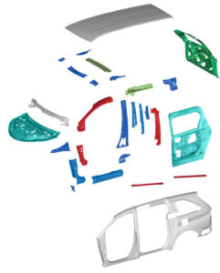 Illustration of 2021 Toyota Sienna platform 